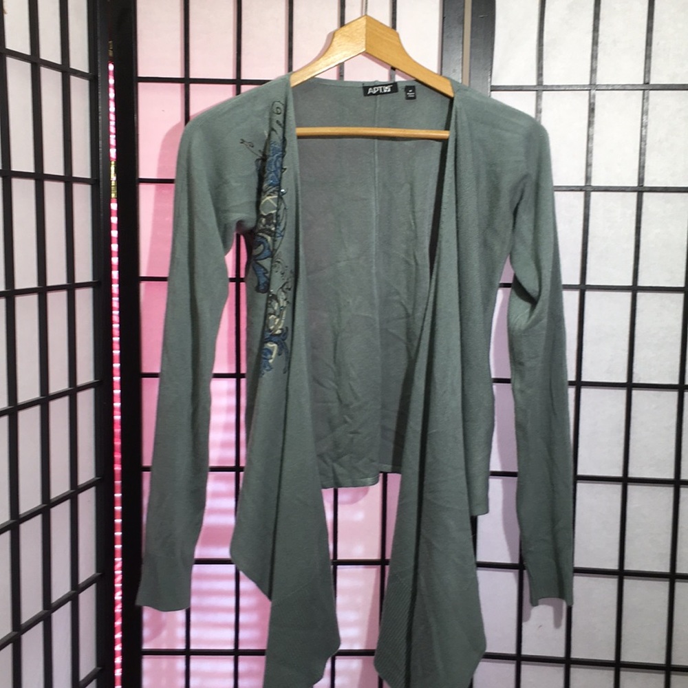 Apt. 9 Open Front Sweater Size M